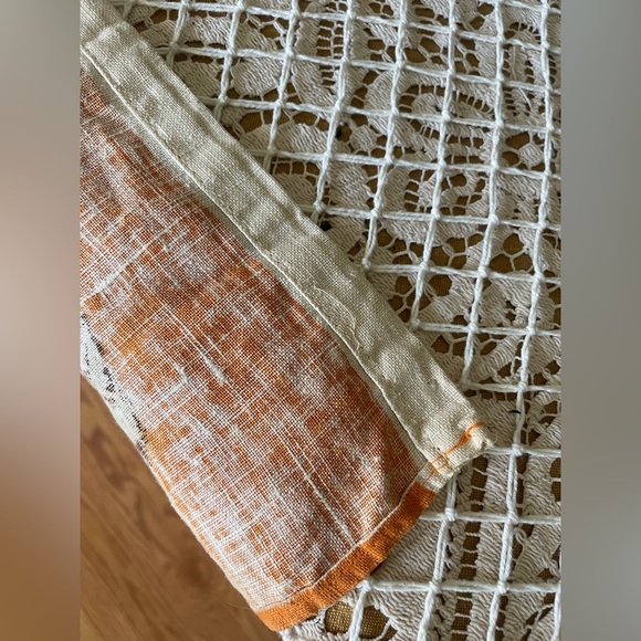 π Vintage Linen Kitten Cat fabric Panel π - Picture 7 of 12